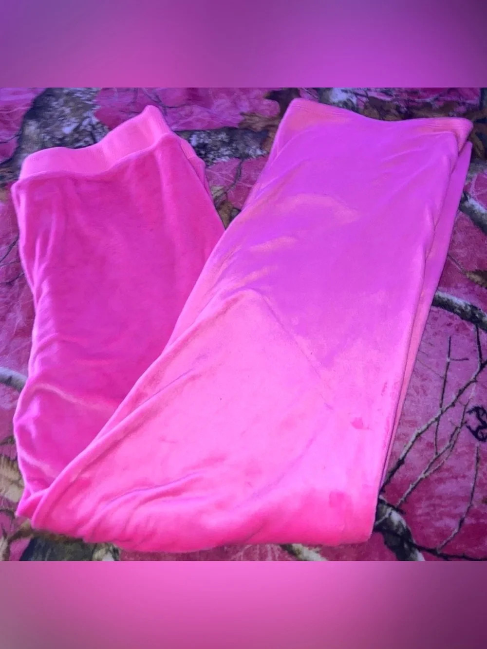 aerie Hot Pink Velour Sweatpants